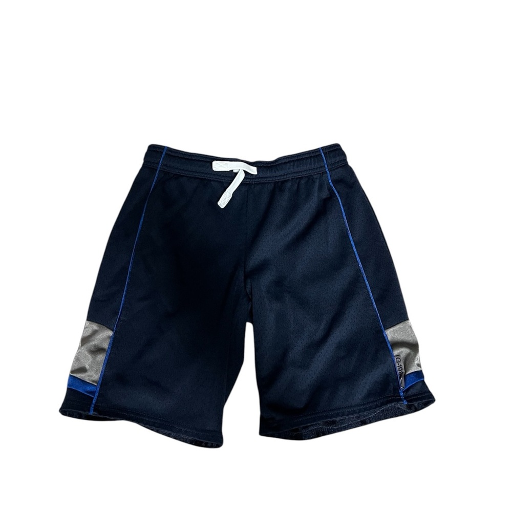 🔵GAP: Boy’s size M, navy blue basketball shorts w/tie, preowned🔵